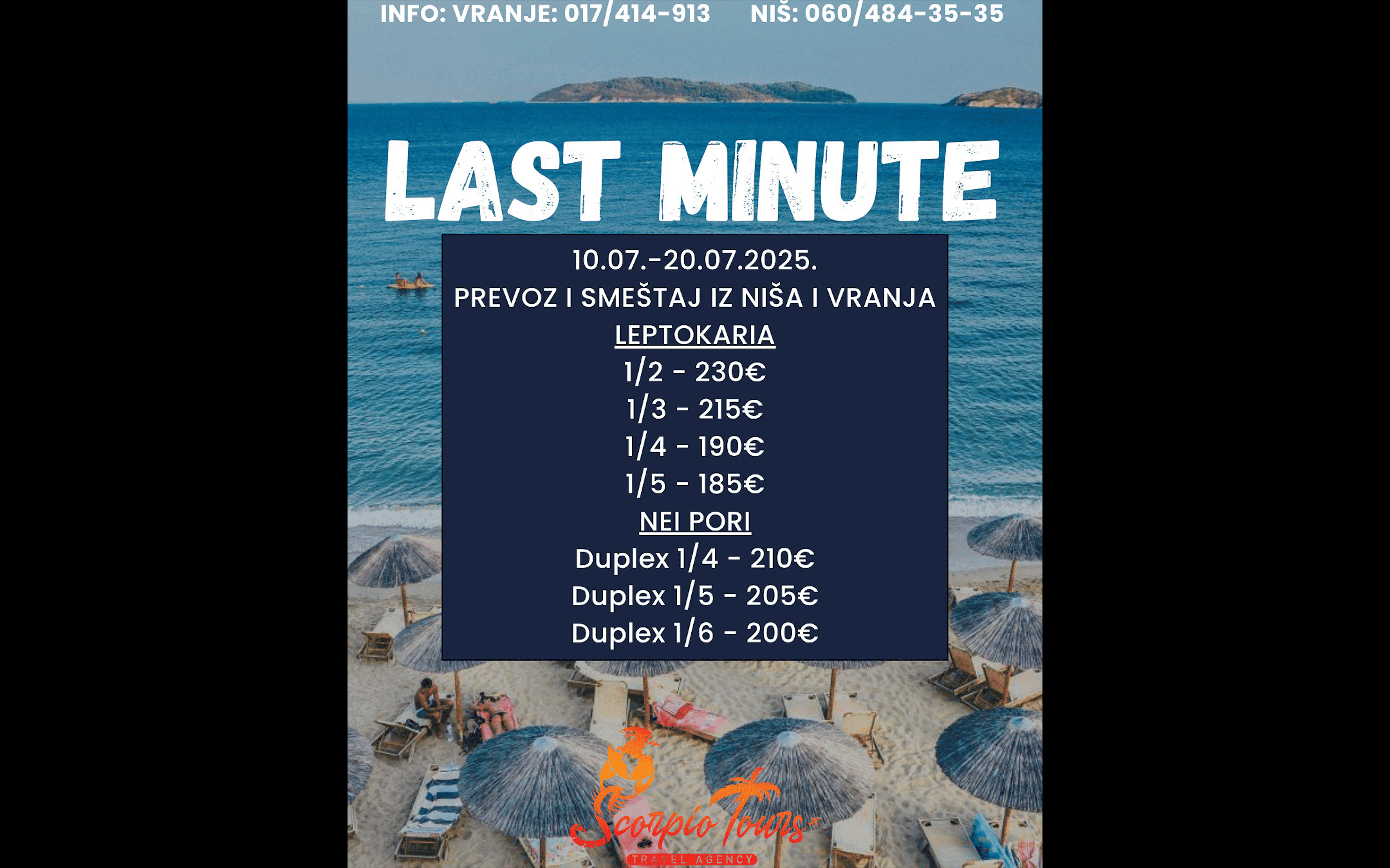 LAST MINUTE PONUDA fotografija