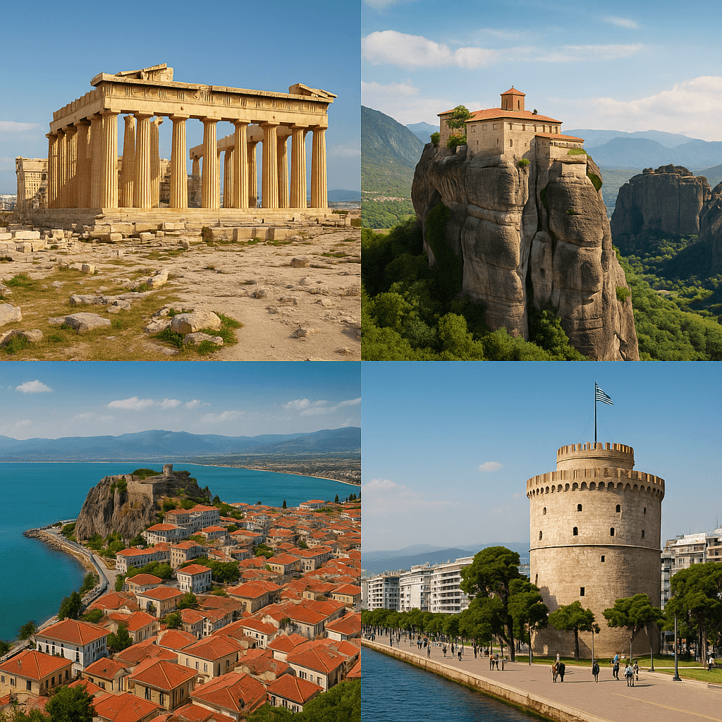 Atina-Lutraki-Peloponez-Kalambaka-Meteori-Solun fotografija
